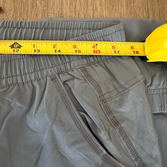 Eddie Bauer Plaid Fleece- Lined Blue Pull On Pants New - Picture 10 of 15